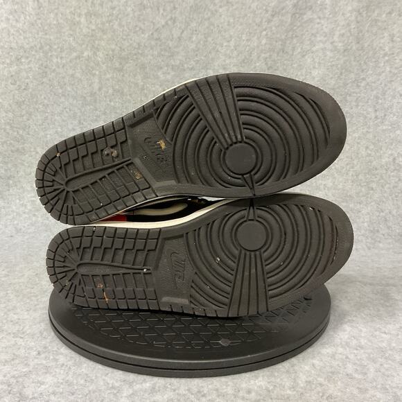 Nike Air Jordan 1 Mid Black Amarillo Orange 852542-087 Mens Size 10 - Picture 6 of 6